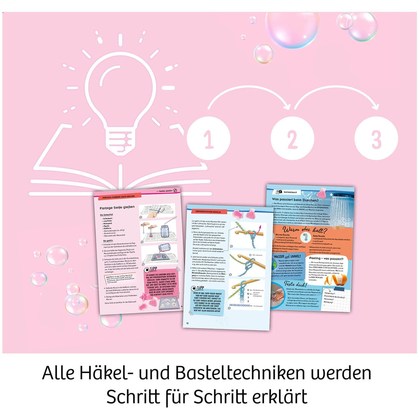 Dusch-Accessoires, Experimentierkasten