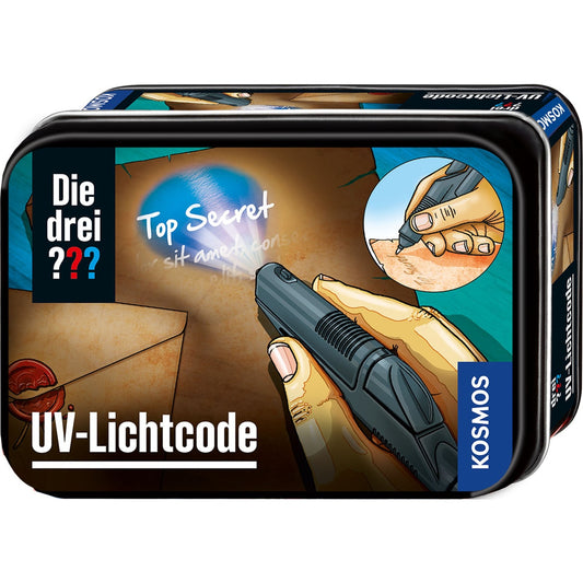 Kosmos Die drei ??? UV-Lichtcode (Metalldose)