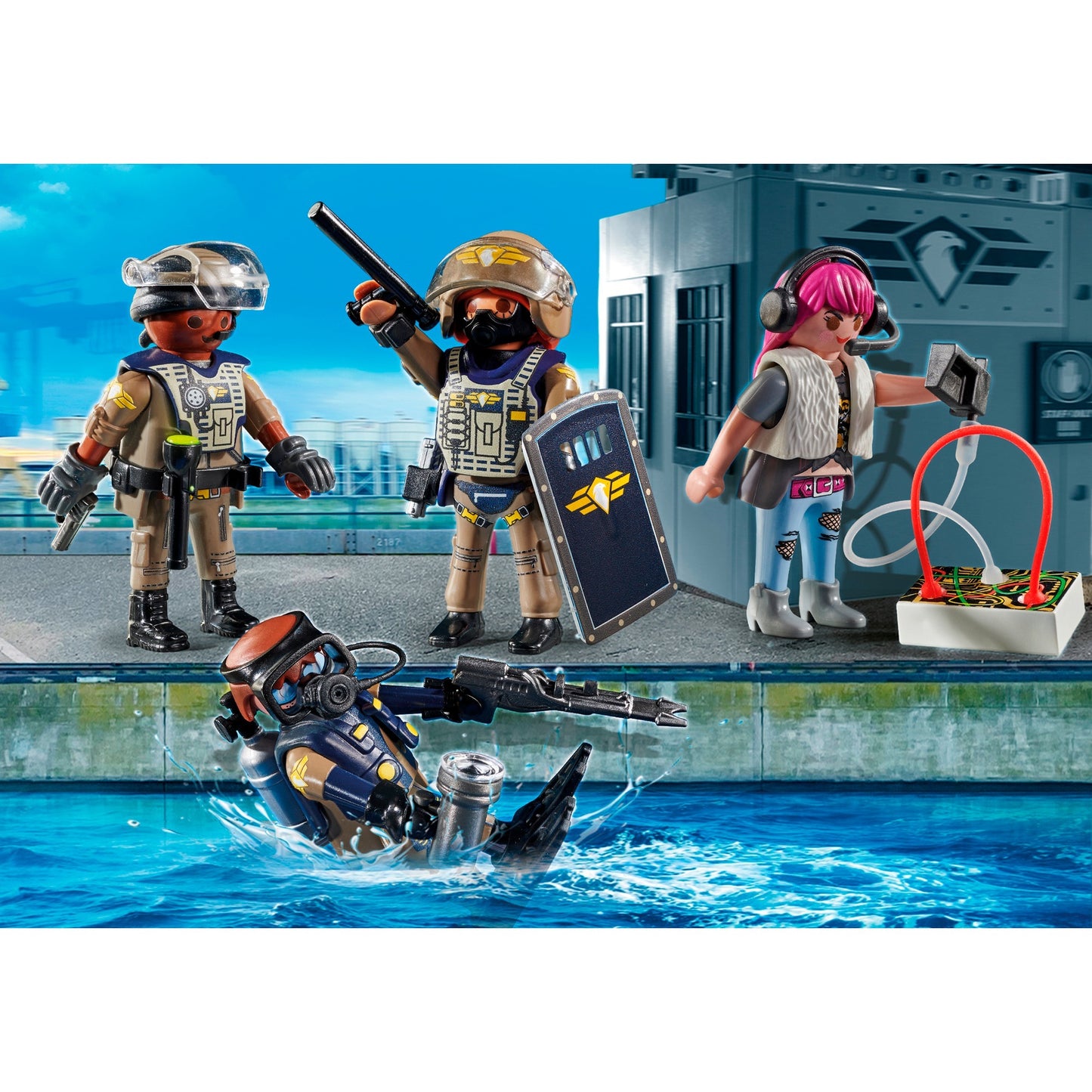 PLAYMOBIL 71146 City Action SWAT-Figurenset, Konstruktionsspielzeug