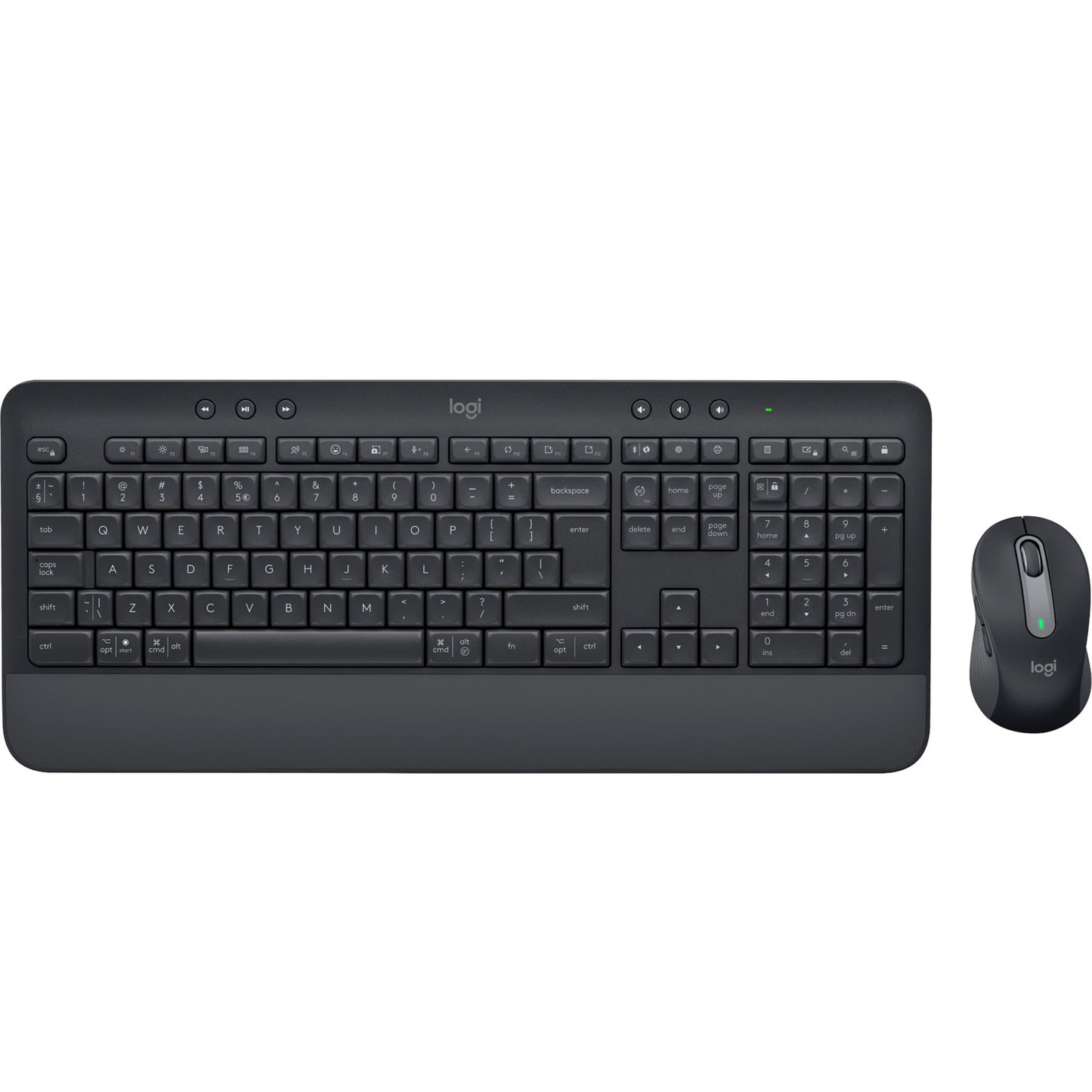 Logitech Signature MK650 Combo for Business (graphit, DE-Layout, Plunger, Logi Bolt, Bluetooth, für Windows/macOS/Chrome OS/Linux/iPadOS/Android)