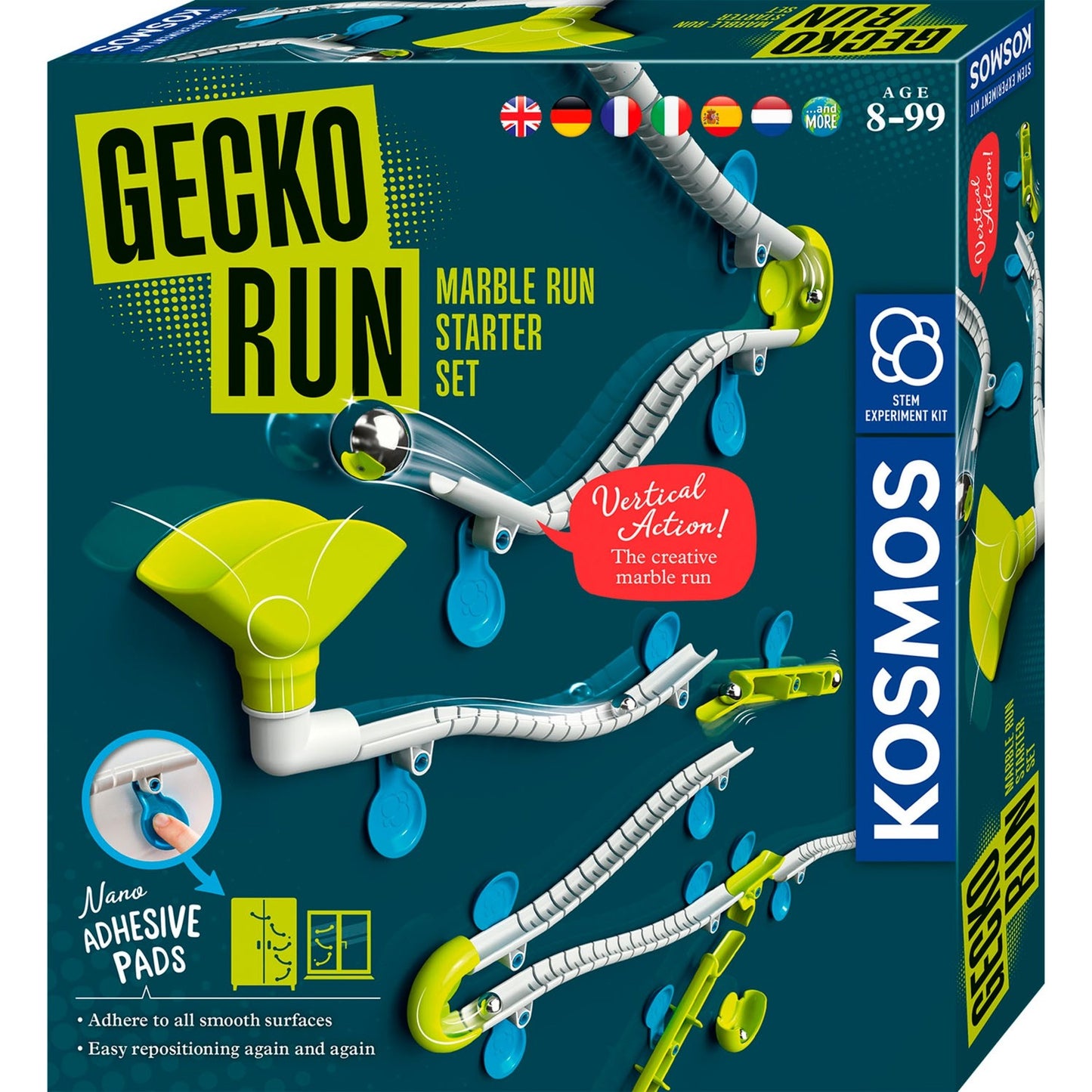 KOSMOS Gecko Run - Marble Run Starter Set V1, Kugelbahn