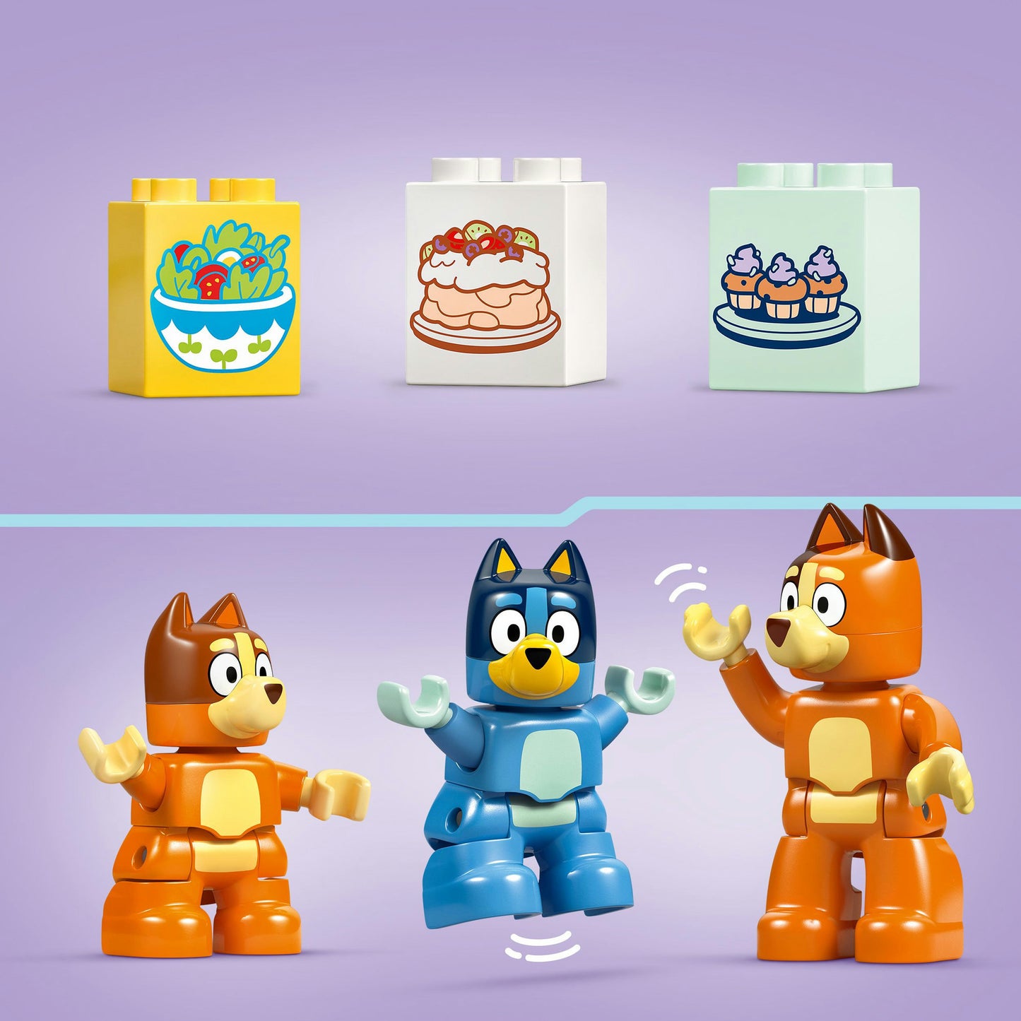 10459 DUPLO Bluey Blueys Familienhaus mit Memory-Spiel, Konstruktionsspielzeug