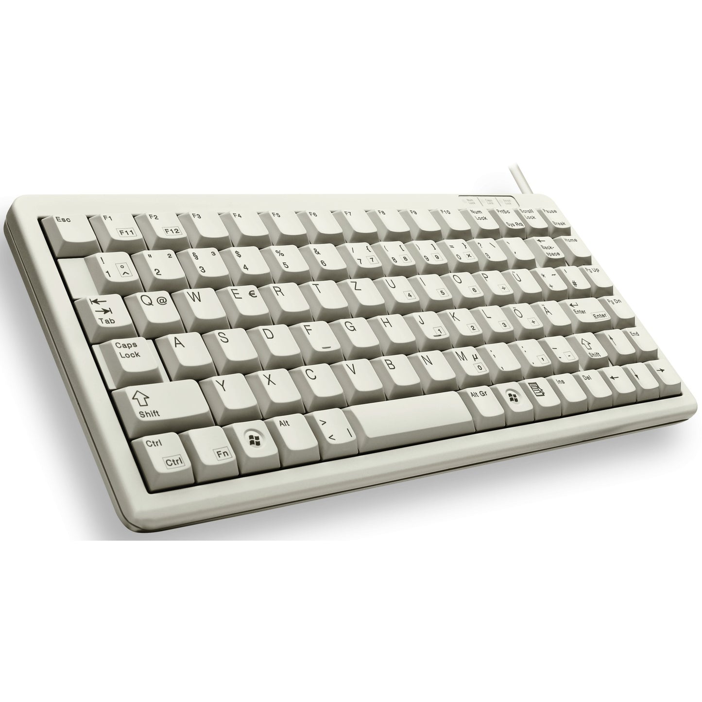 Cherry Compact-Keyboard G84-4100 (beige, DE-Layout, Cherry Mechanisch)