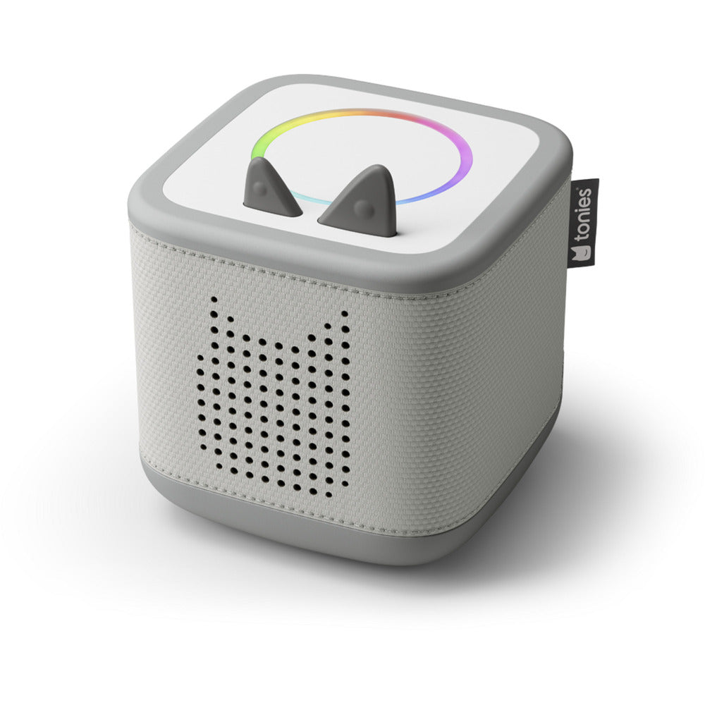 Toniebox 2 Mondgrau Starter Set Kreativ-Tonie Rot, Lautsprecher