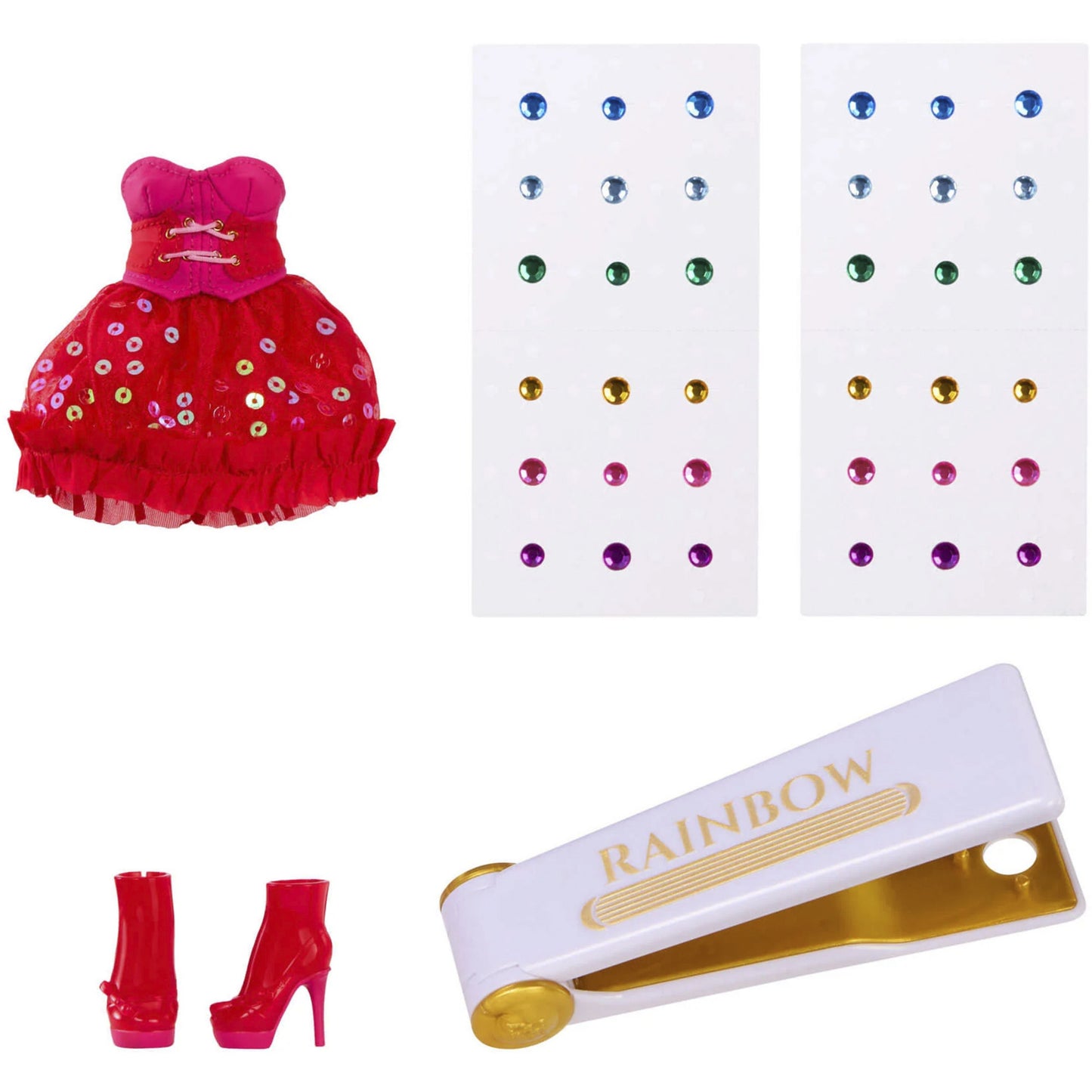 Rainbow High Be Dazzling Fashion Dolls - Vivienne Rouge, Puppe