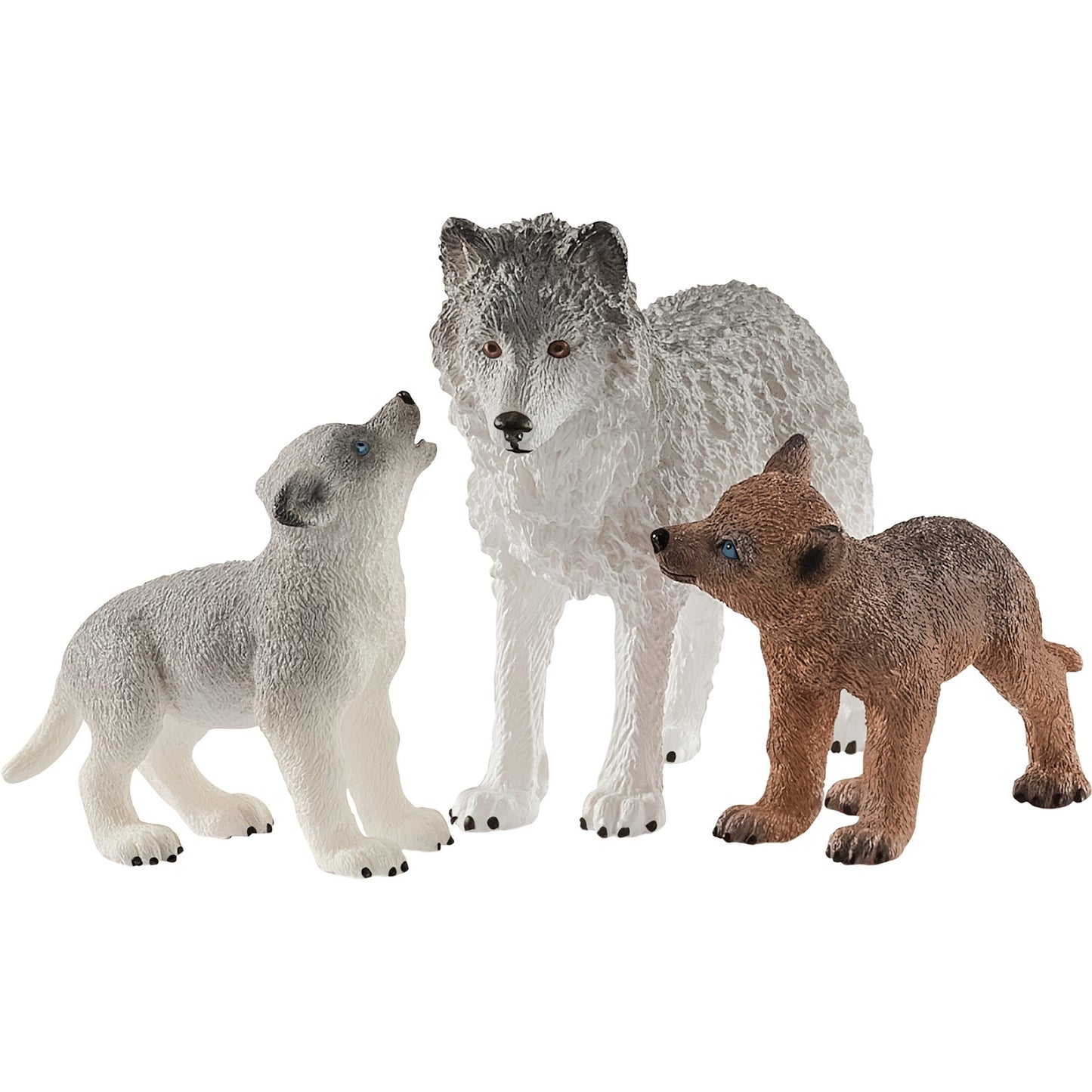 Schleich Wild Life Wolfsmutter mit Welpen