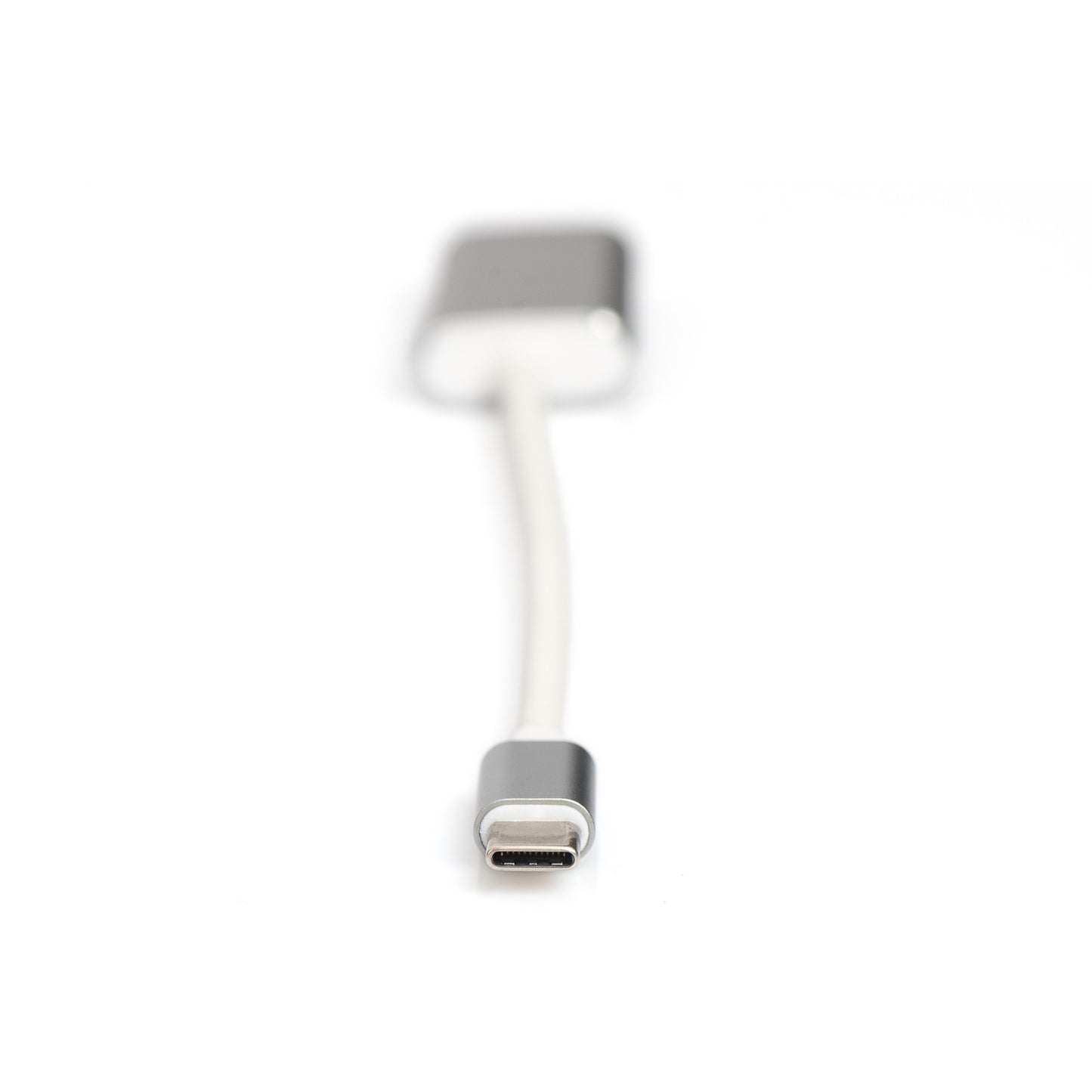 Digitus USB Adapter, USB-C Stecker > HDMI 4K Buchse (weiss/silber, 20cm)