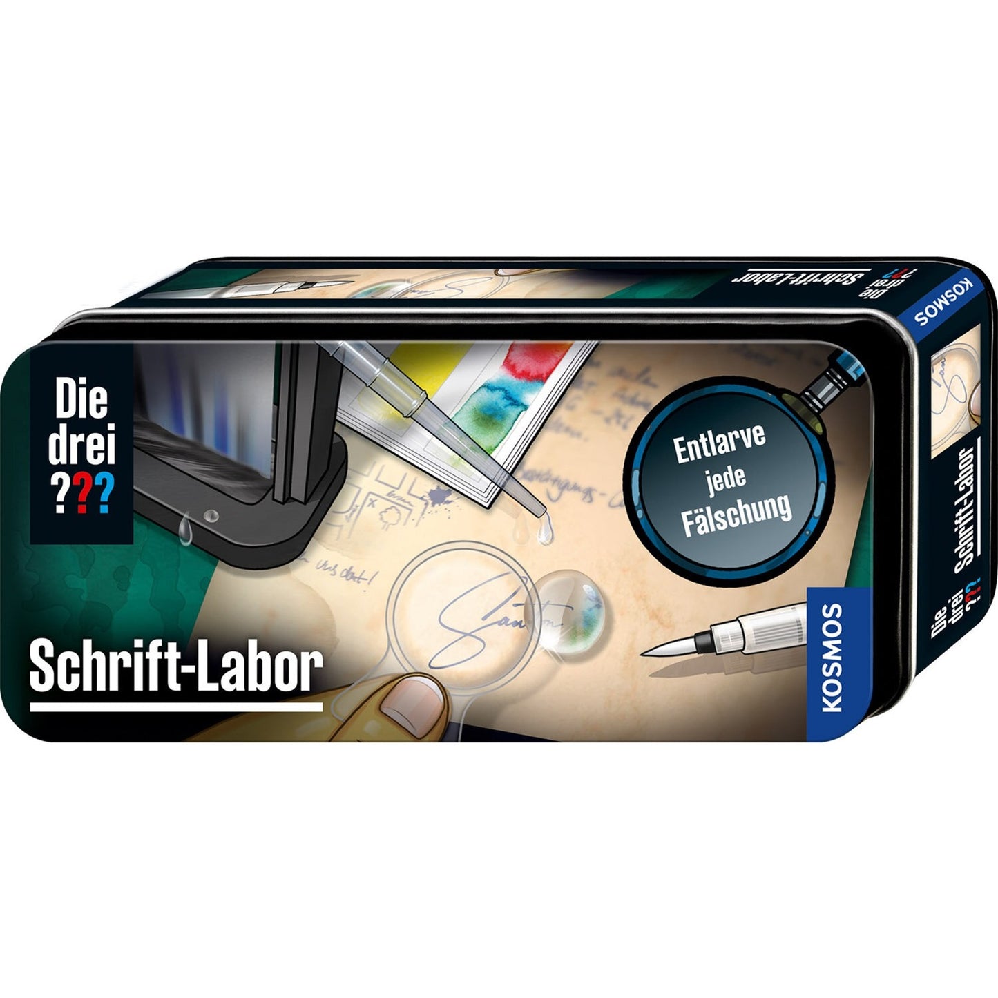 Die drei ??? Schrift-Labor, Experimentierkasten