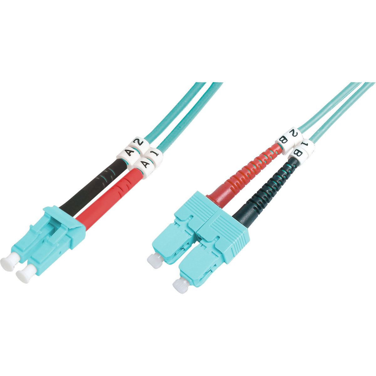 LWL Patchkabel, Duplex, LC > SC Stecker, Multimode OM3