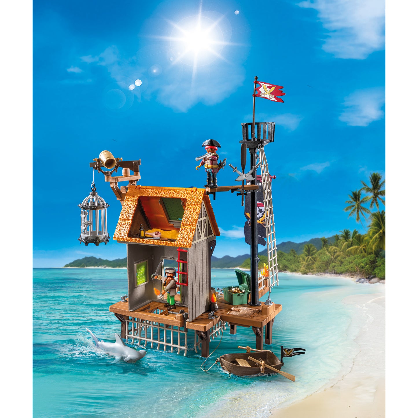 71792 Pirates Piratenhafen mit Seeräuber-Gefängnis, Konstruktionsspielzeug