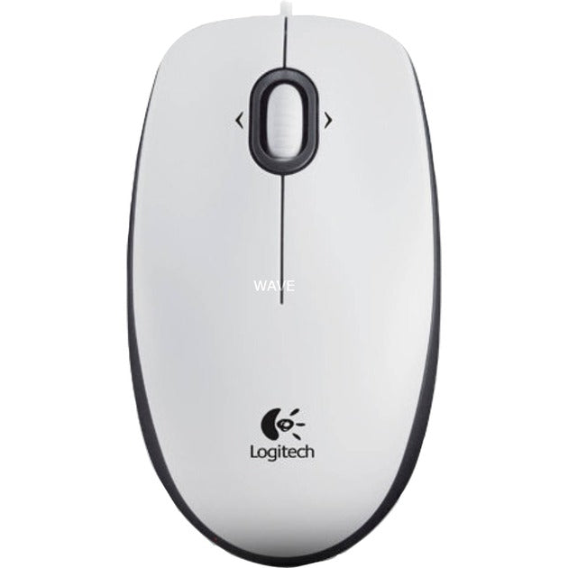 Logitech B100 Optical USB Mouse for Business (weiss)