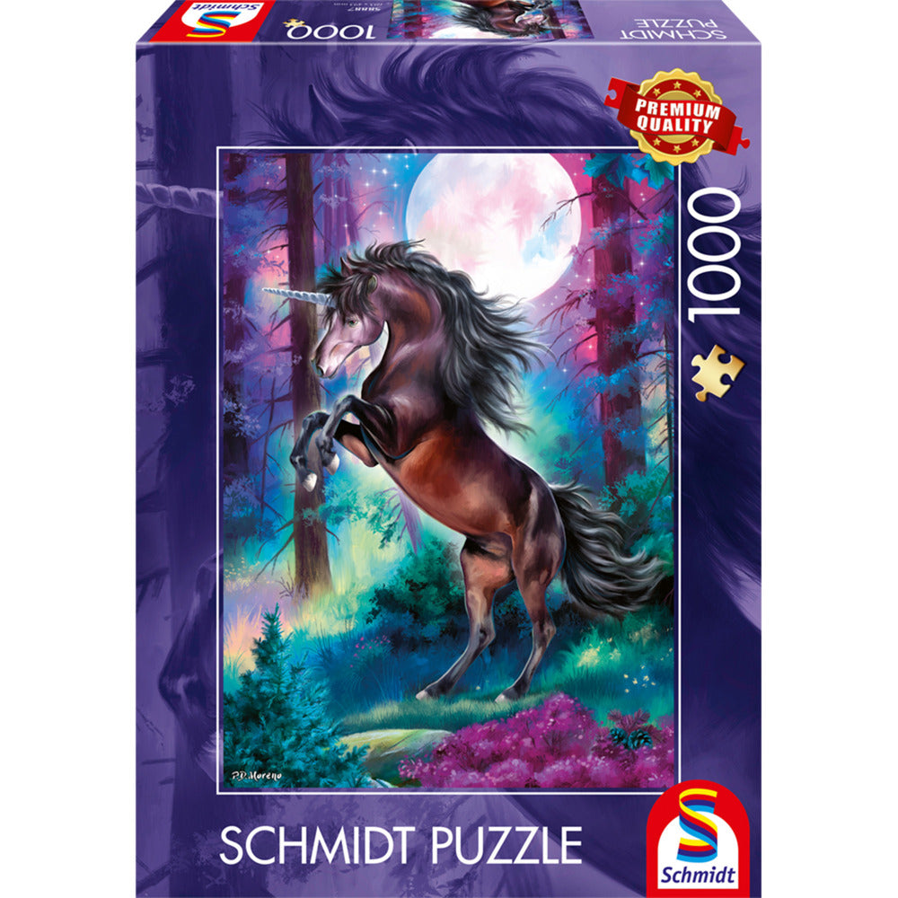 Einhorn bei Vollmond, Puzzle
