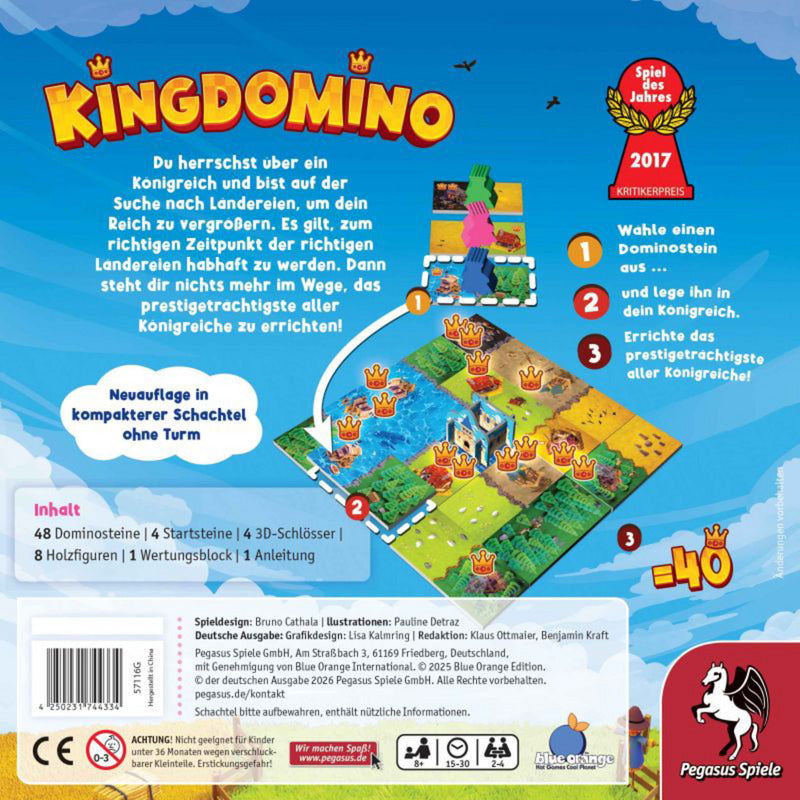 Kingdomino (Neuausgabe), Brettspiel
