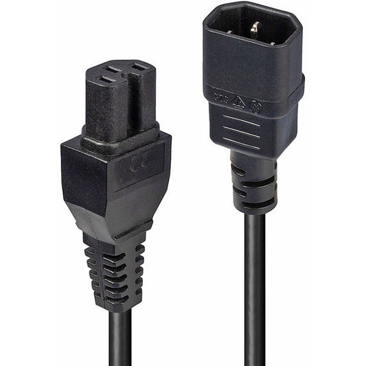 C14 an C15 'Hot Condition' Netzkabel, Stromversorgung
