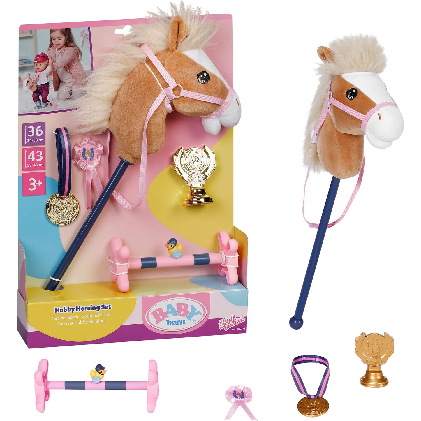 BABY born Hobby Horsing Set 43cm, Puppenzubehör