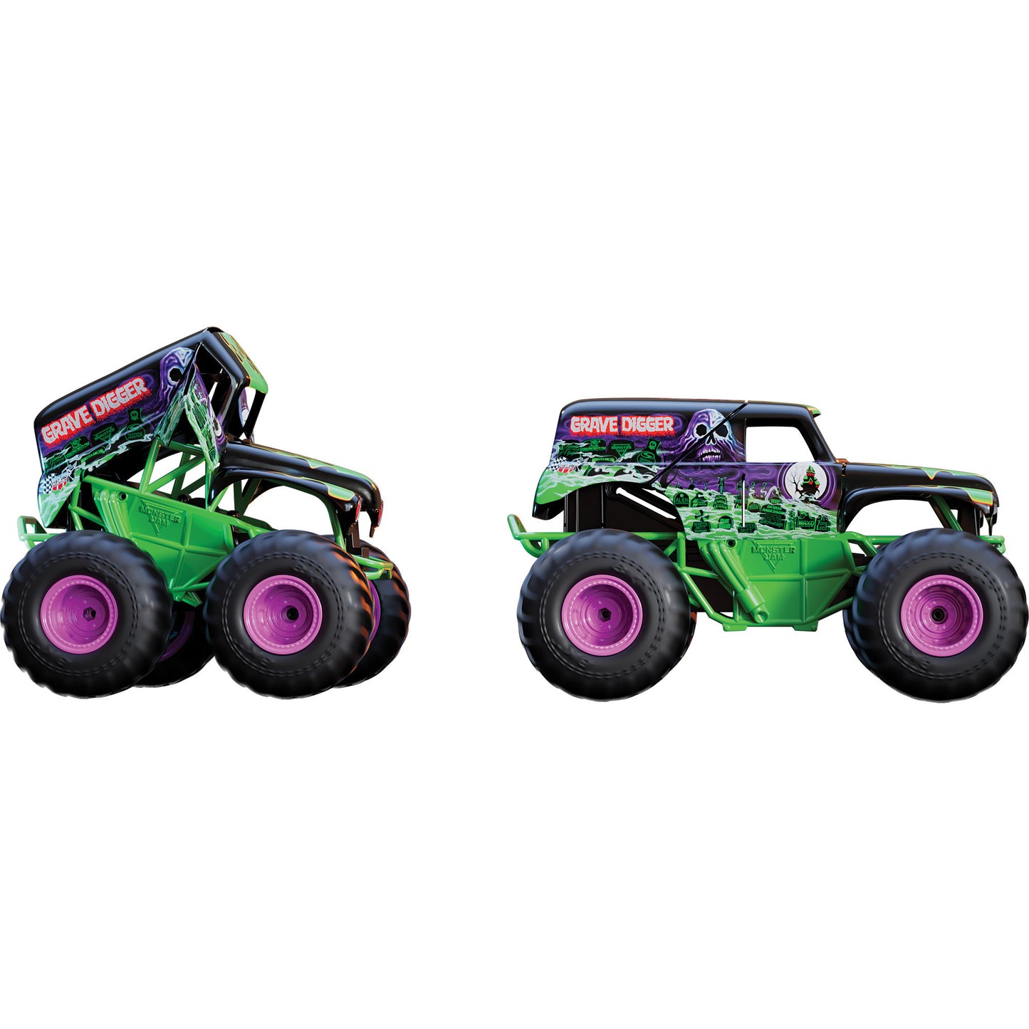 Monster Jam - Smash 'n Bash Grave Digger,, RC