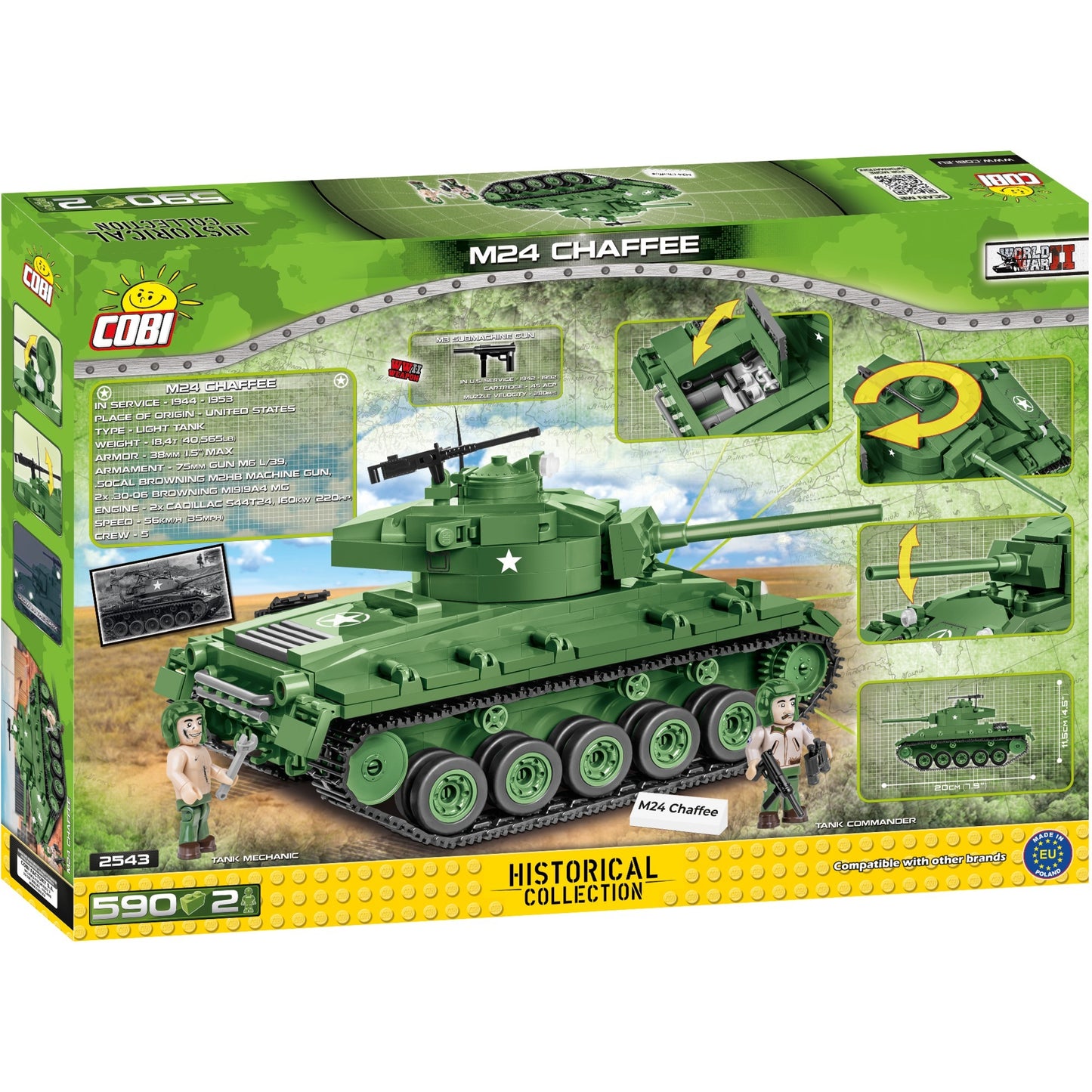 WW2 M24 Chaffee, Konstruktionsspielzeug