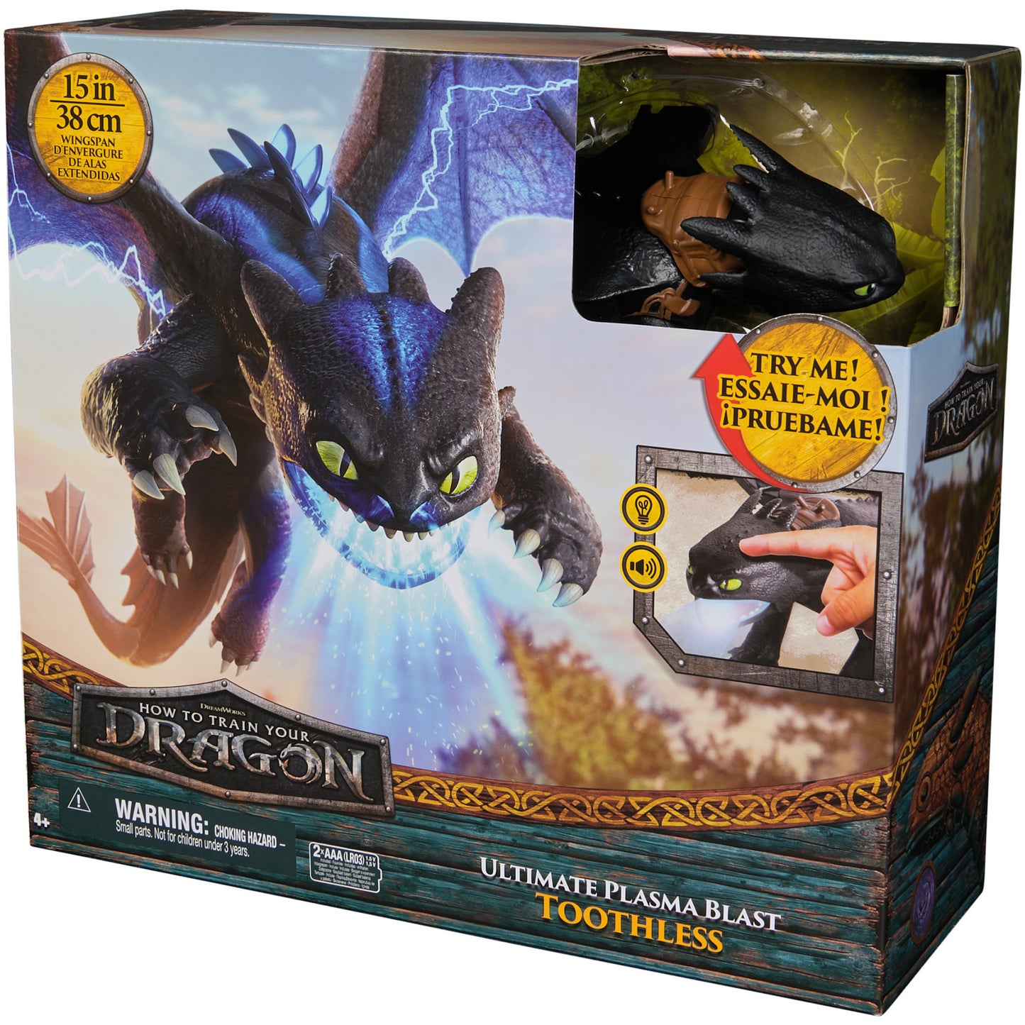 Drachenzähmen leicht gemacht - Plasma Blast Ohnezahn, Spielfigur