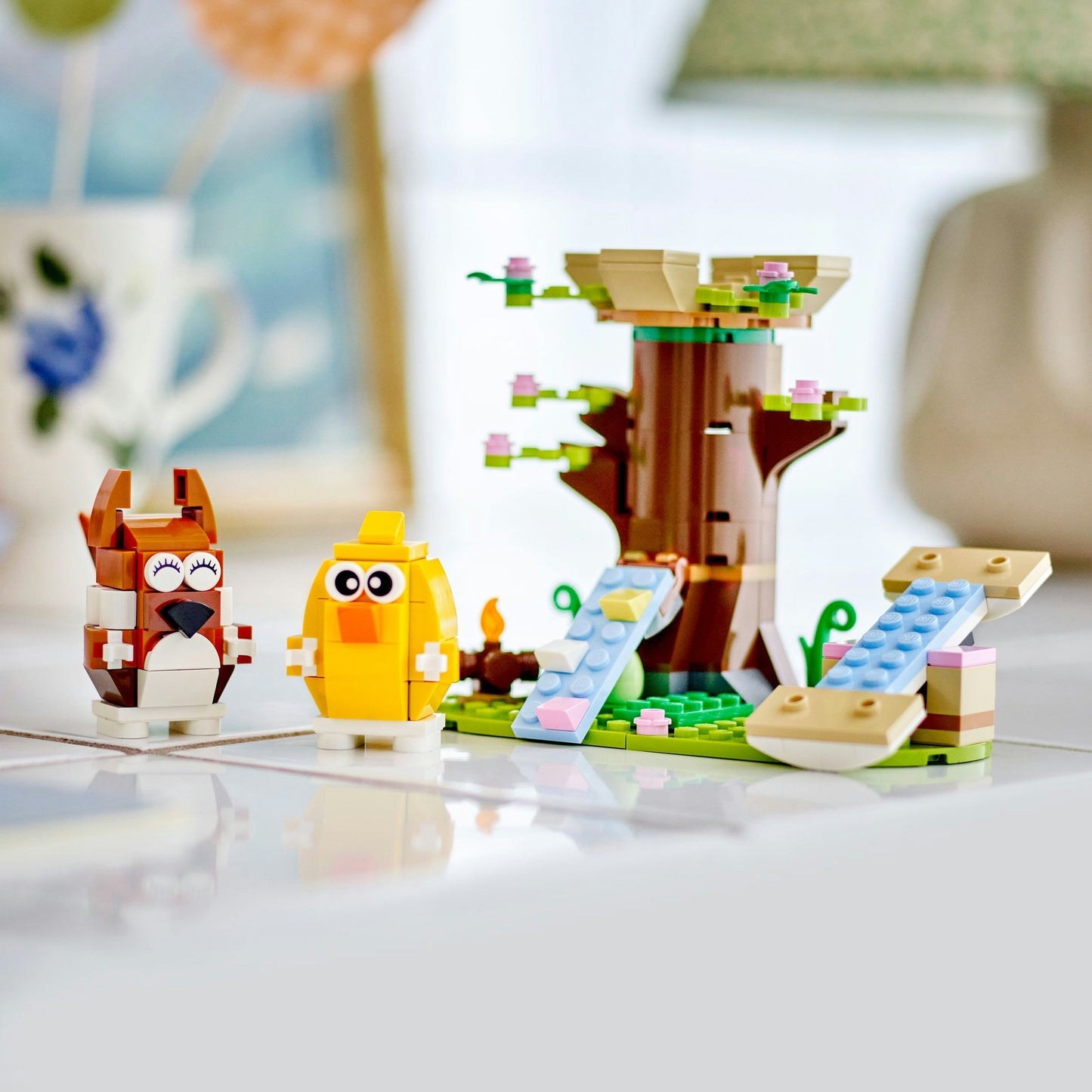 40709 Frühlingstierspielplatz, Konstruktionsspielzeug