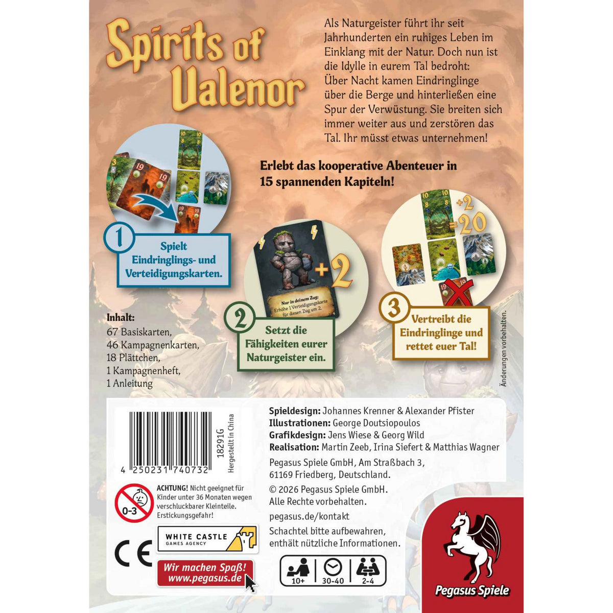Spirits of Valenor, Kartenspiel
