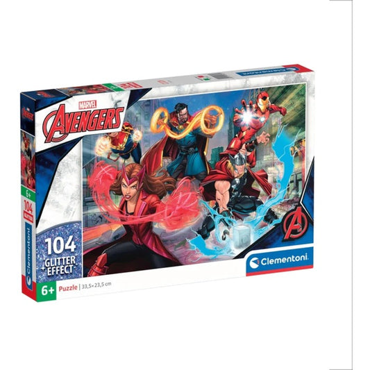 Clementoni Glitter - Marvel Avengers (104 Teile)