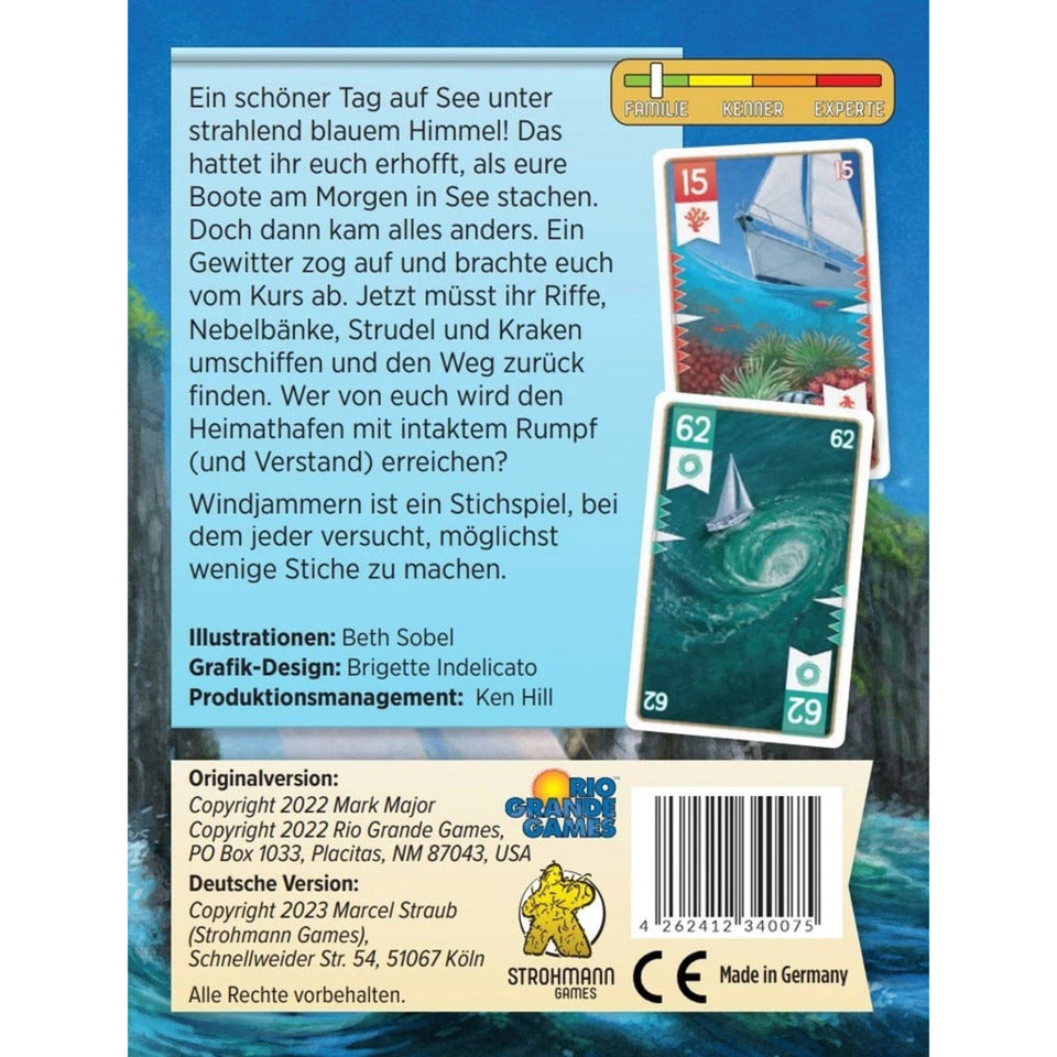 Windjammern, Kartenspiel