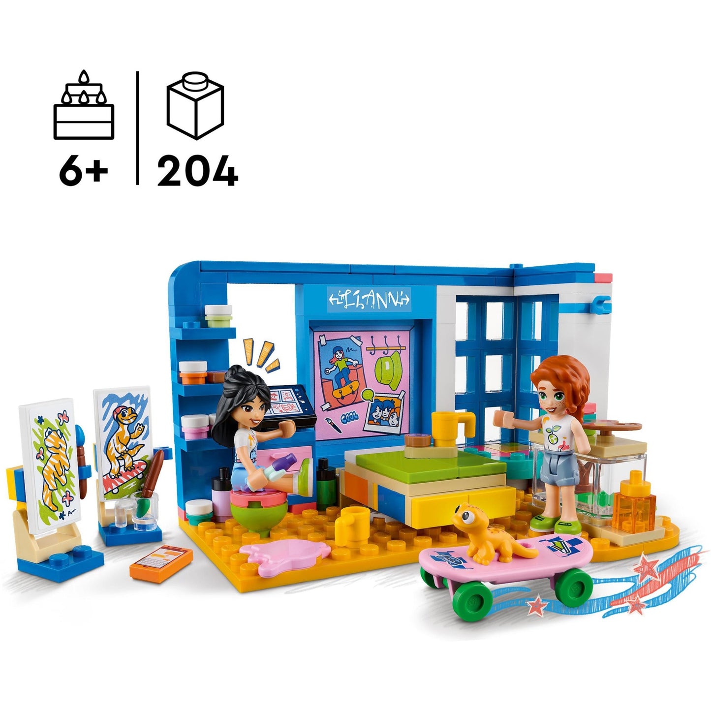 LEGO 41739 Friends Lianns Zimmer, Konstruktionsspielzeug