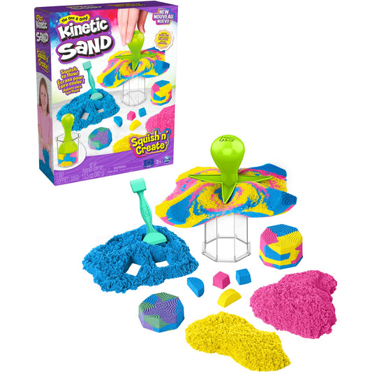 Spin Master Kinetic Sand Squish N’ Create Set, Spielsand