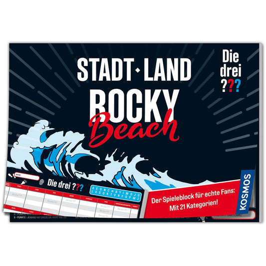 KOSMOS Die drei ???: Stadt - Land - Rocky Beach, Gesellschaftsspiel