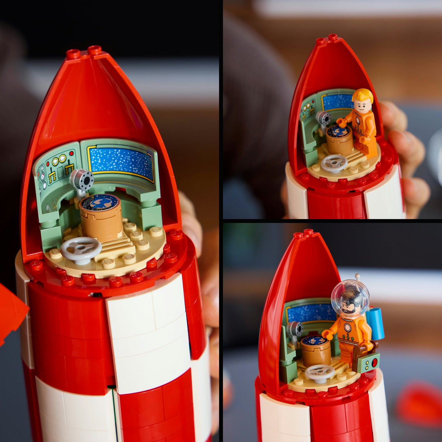 21367 Ideas Die Mondrakete von Tintin, Konstruktionsspielzeug