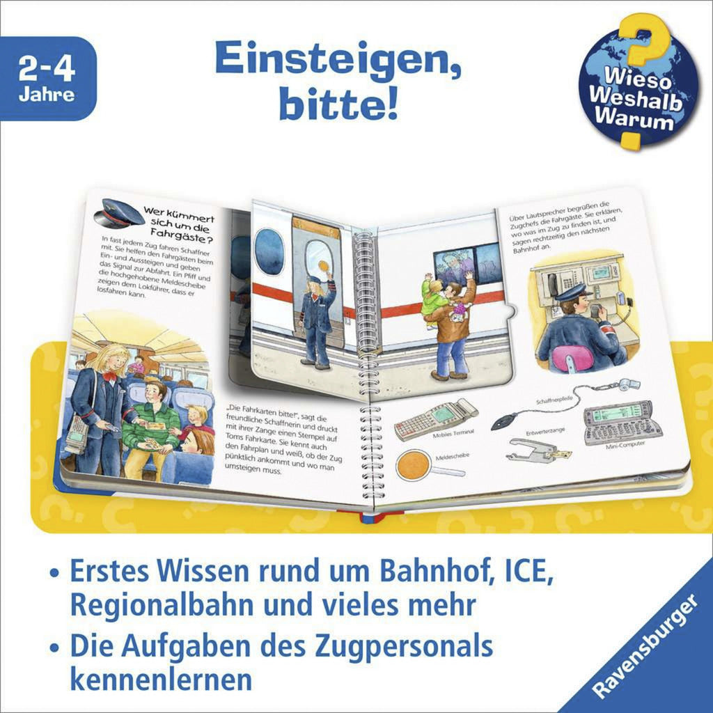 Wieso? Weshalb? Warum? junior Band 9 - Die Eisenbahn, Lernbuch