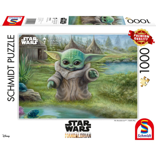 Schmidt Spiele Thomas Kinkade Studios: Star Wars The Mandalorian - Grogu Das Kind (1000 Teile)