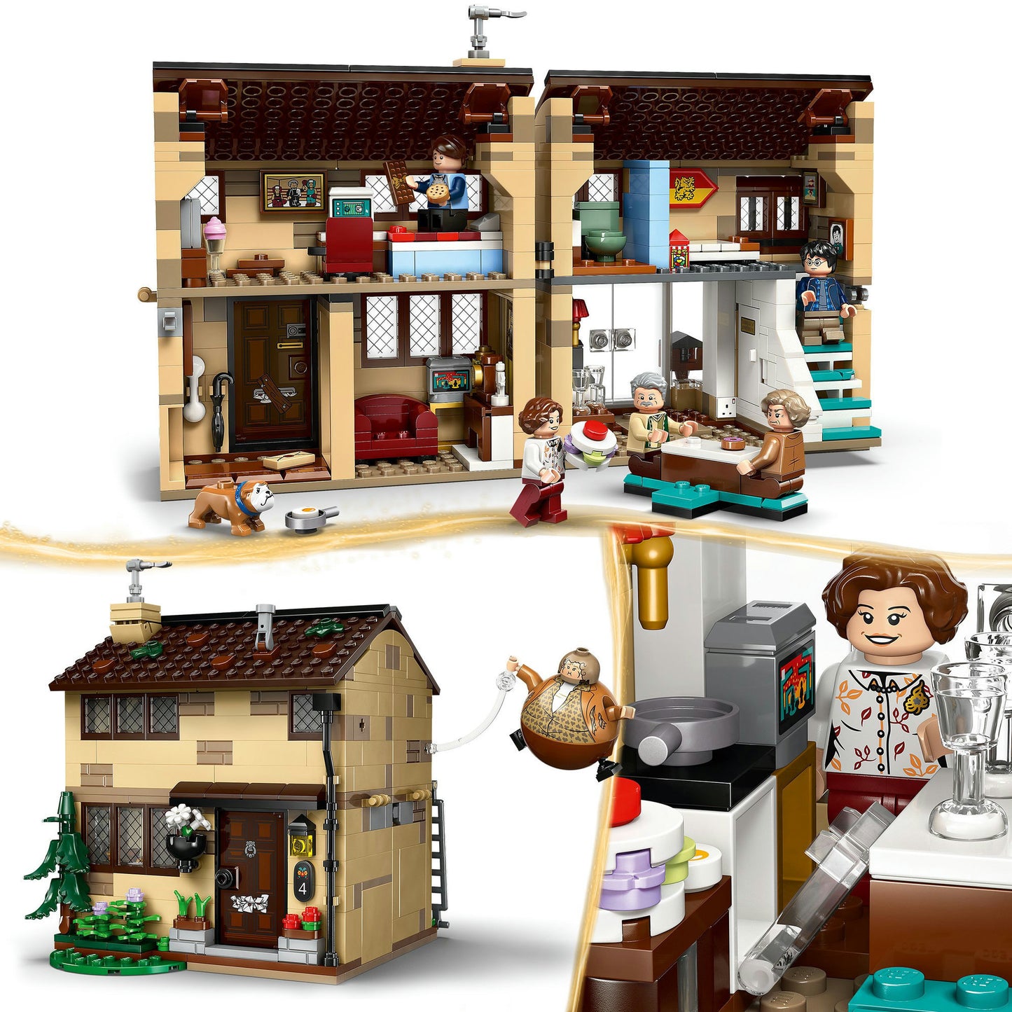 76451 Harry Potter Ligusterweg: Tante Magdas Besuch, Konstruktionsspielzeug