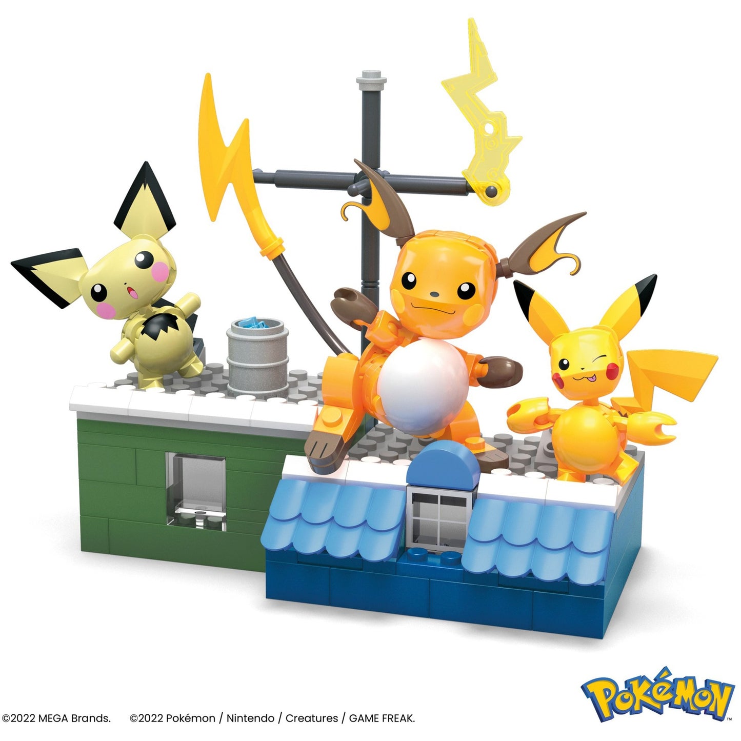 Mattel MEGA Pokémon Pikachu Evolution Set, Konstruktionsspielzeug