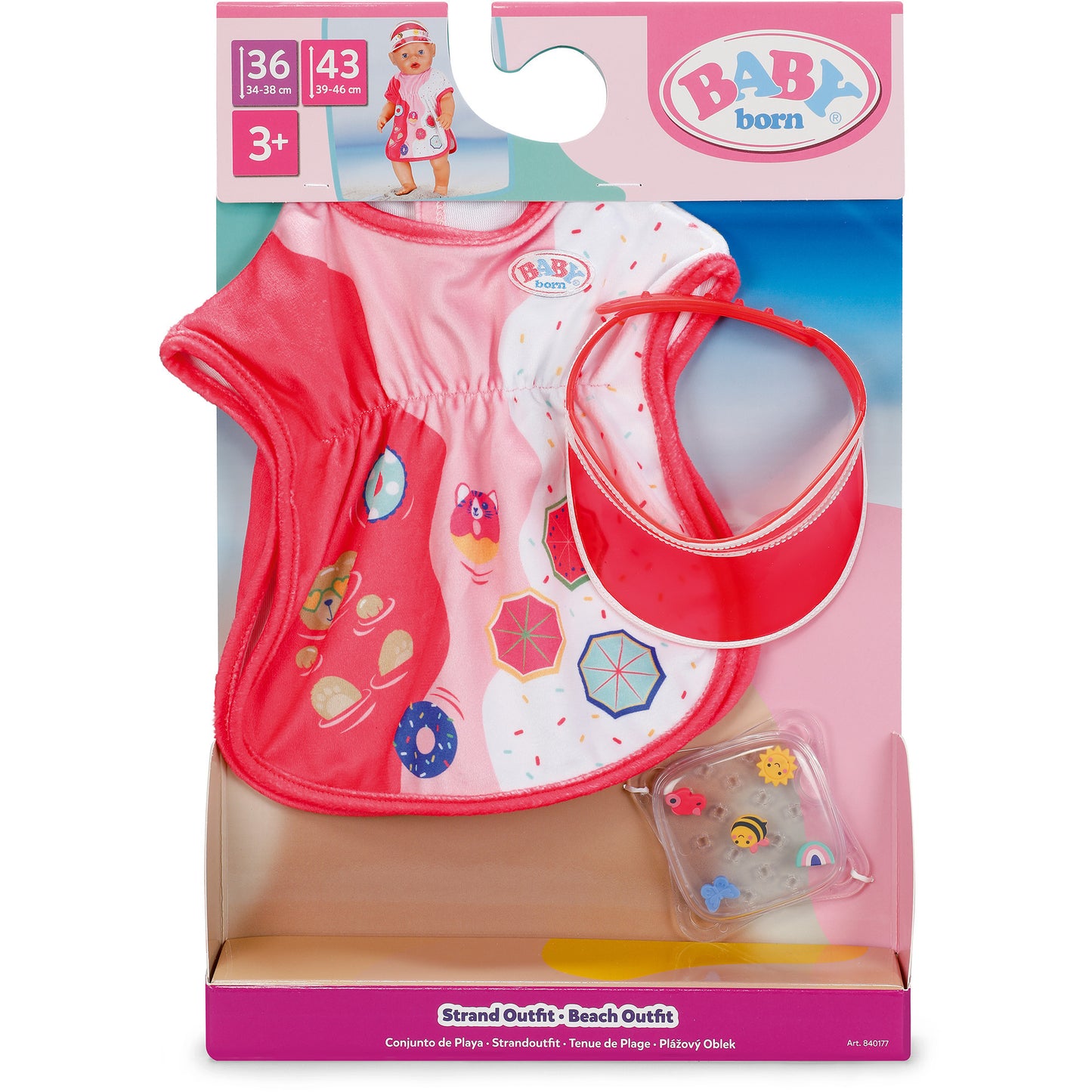 BABY born Strand-Outfit 43cm, Puppenzubehör
