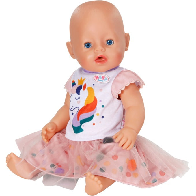 BABY born Einhornkleid mit Tutu 43cm, Puppenzubehör