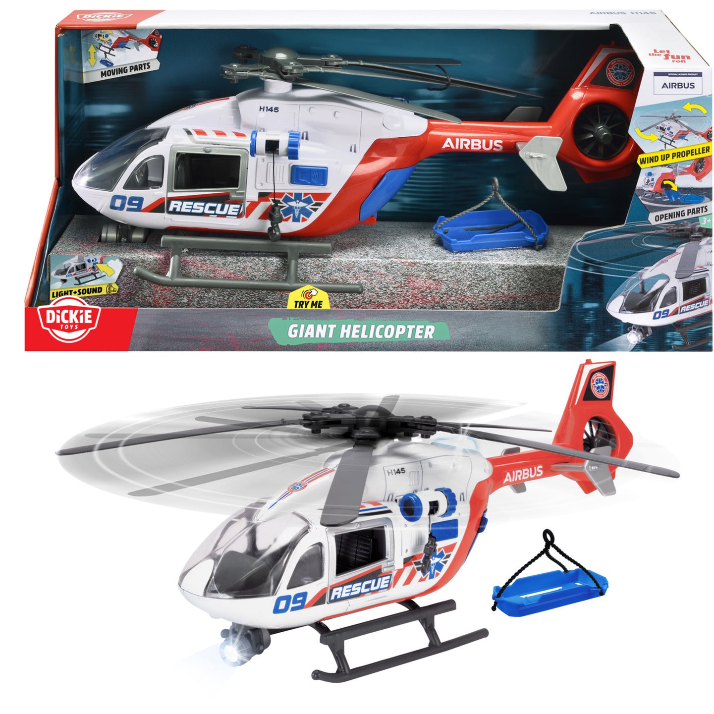 Giant Helicopter, Spielfahrzeug