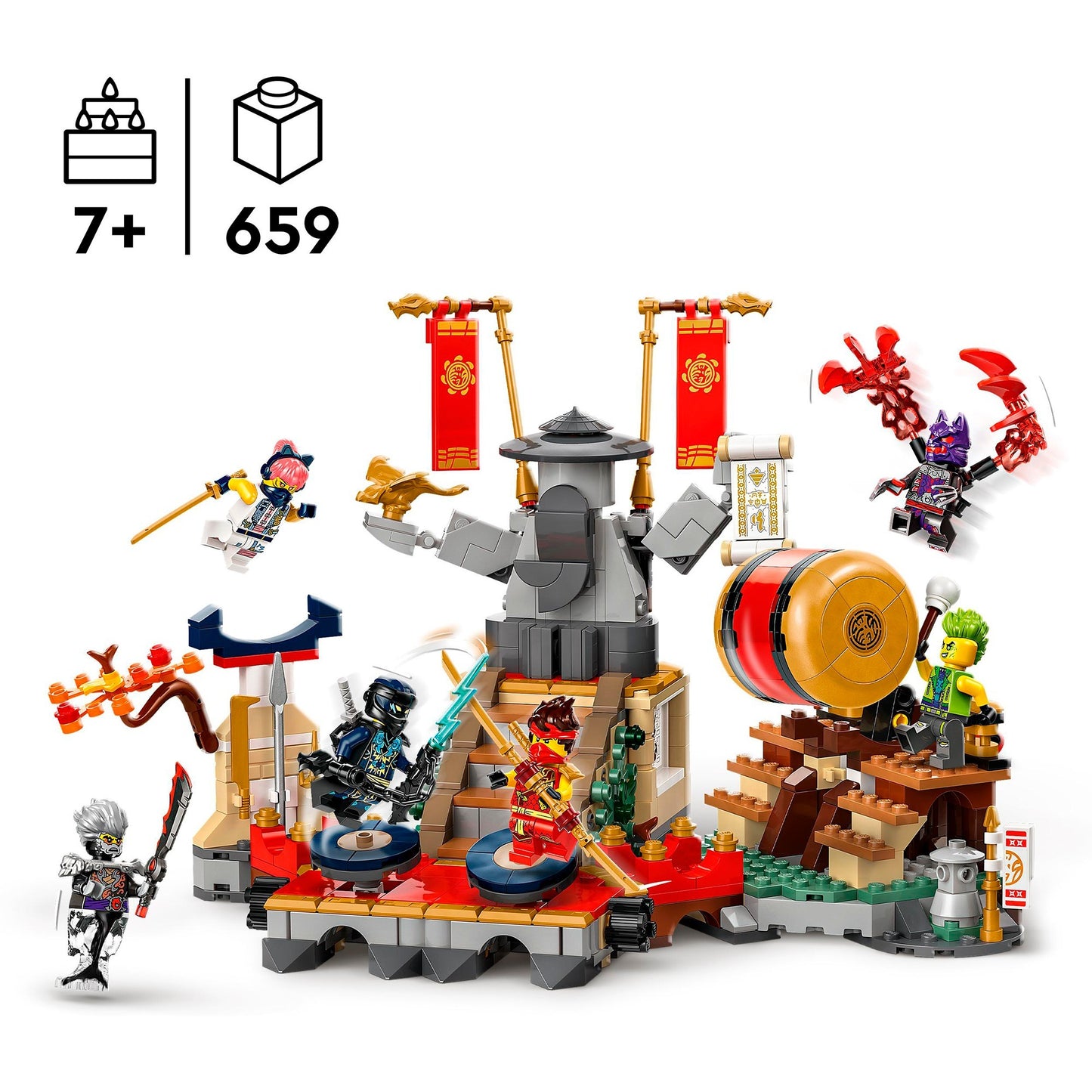 LEGO 71818 Ninjago Turnier-Arena, Konstruktionsspielzeug