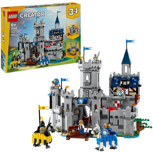 31168 Creator 3-in-1 Ritterburg im Mittelalter, Konstruktionsspielzeug