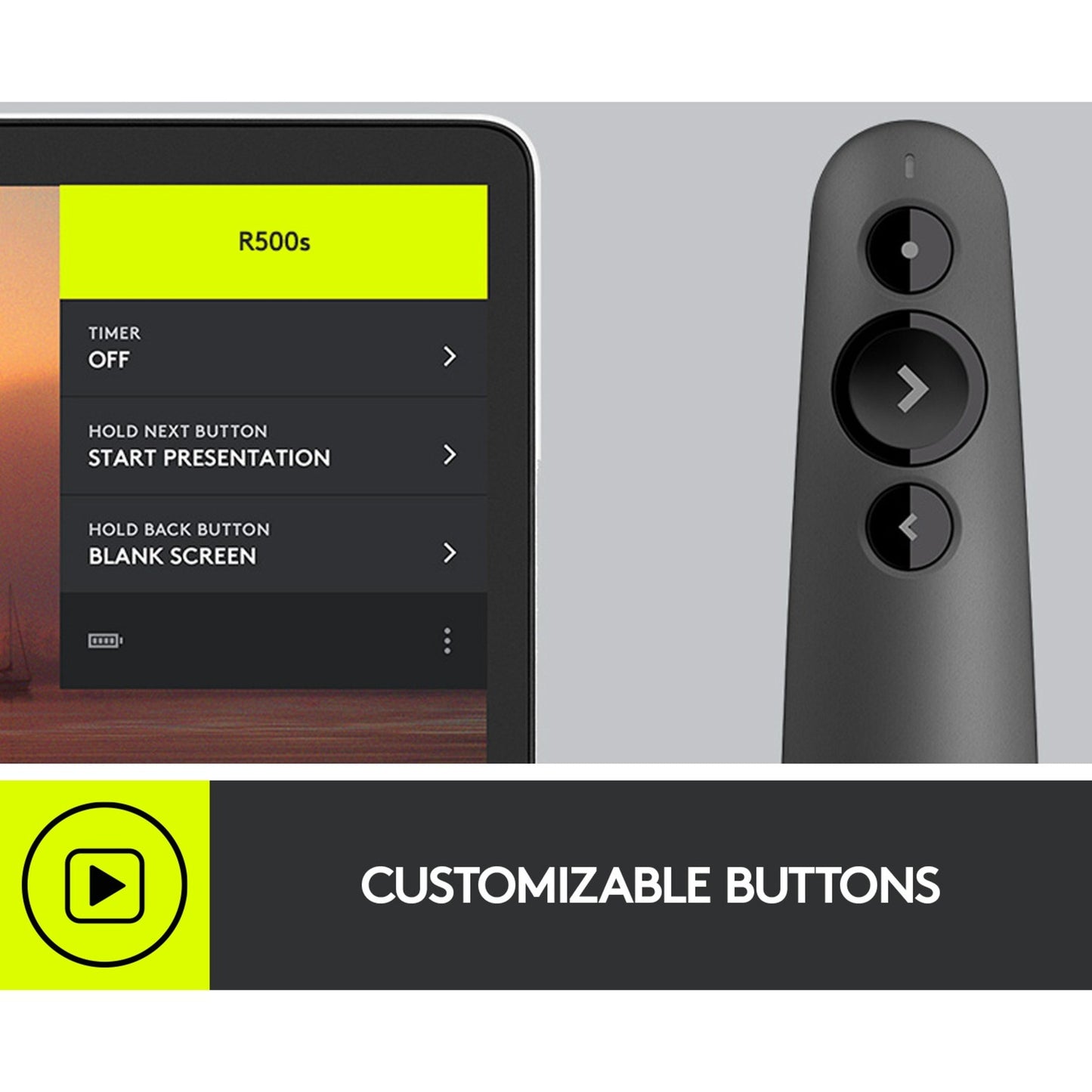 Logitech R500 (graphit)