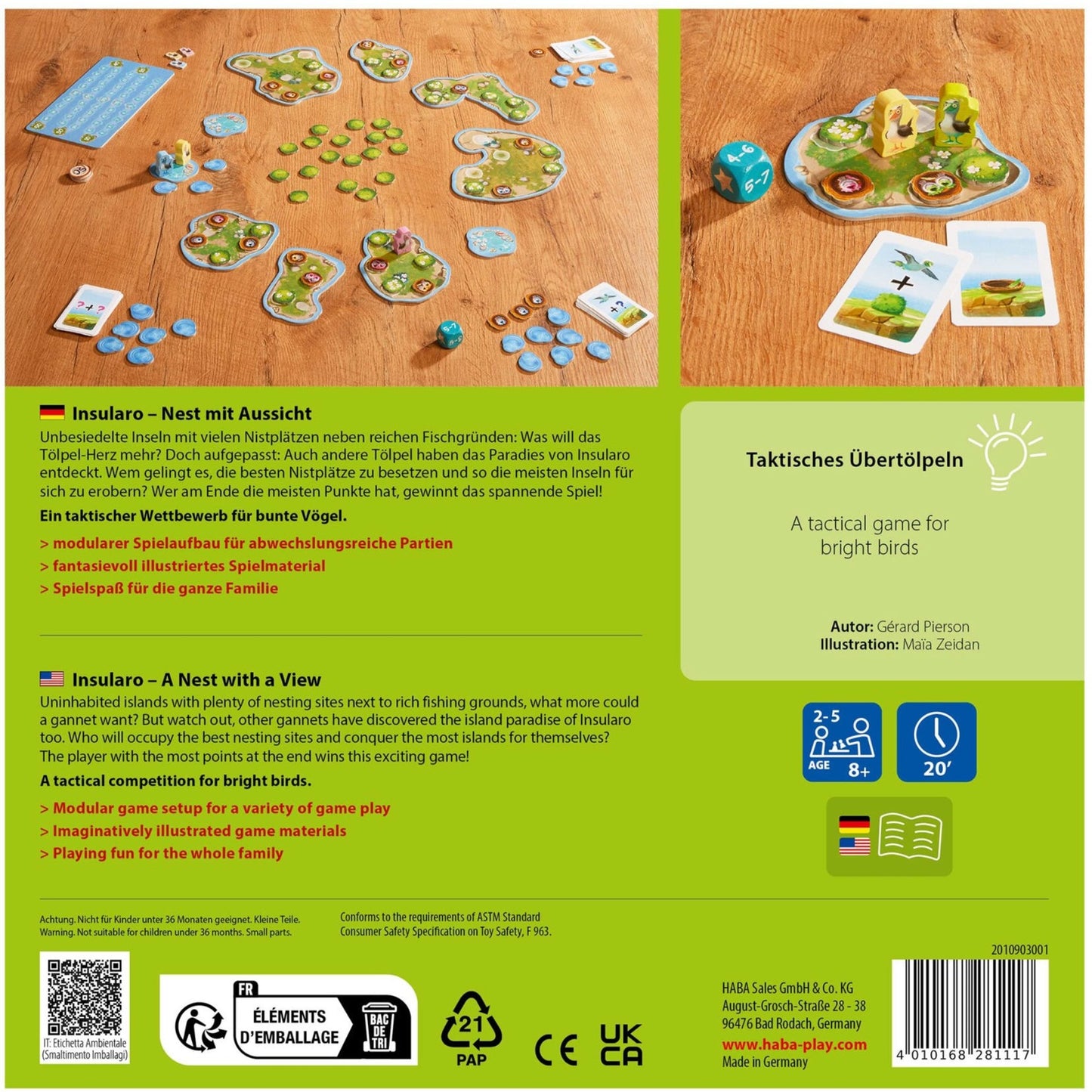 Insularo, Brettspiel