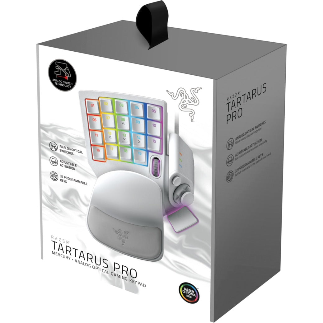 Razer Tartarus Pro (weiss/grau, Mercury)