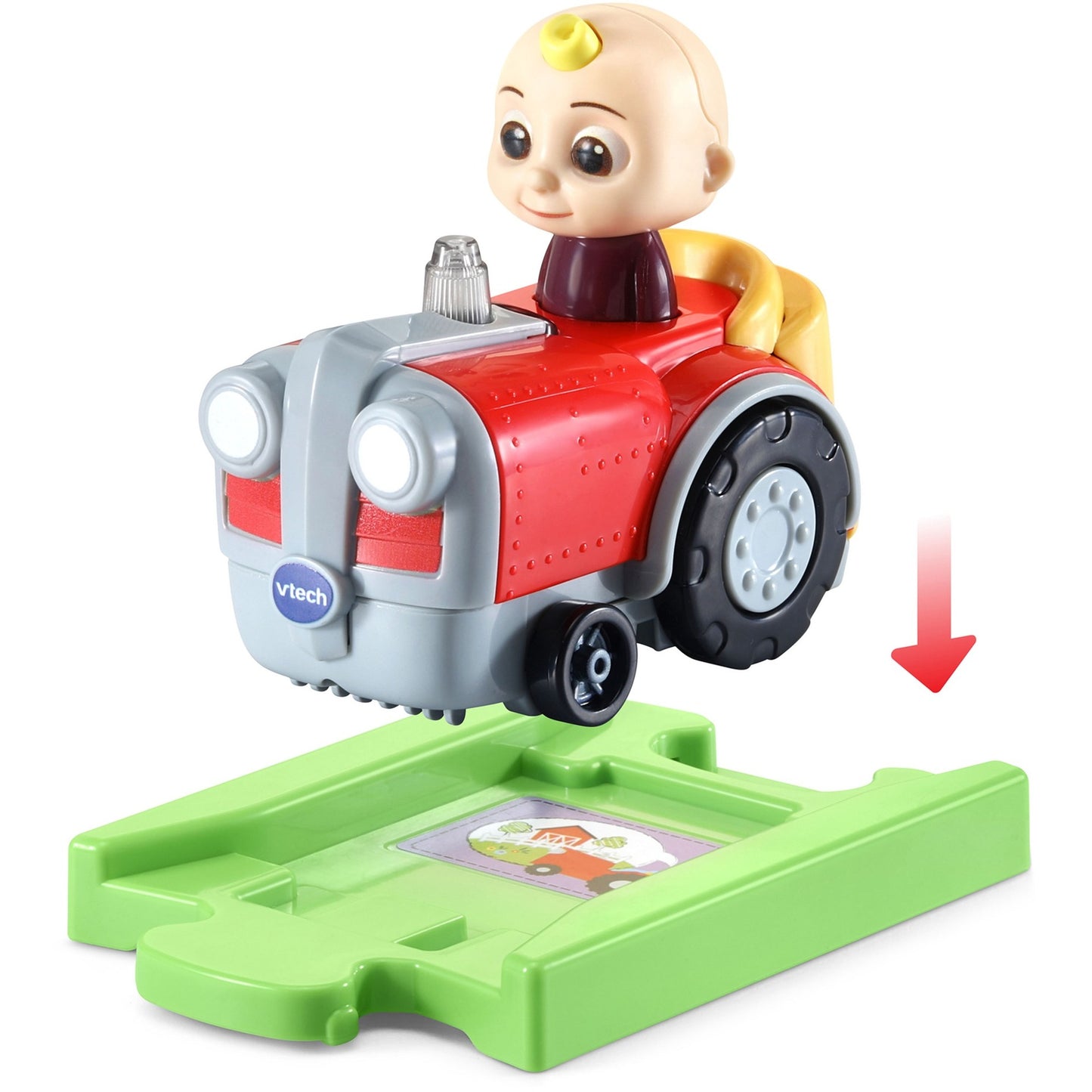 VTech Tut Tut Baby Flitzer - CoComelon JJs Traktor, Spielfahrzeug