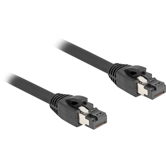 DeLOCK Netzwerkkabel RJ-45 Cat.8.1 S/FTP, bis 40 Gbps (schwarz, 3 Meter)