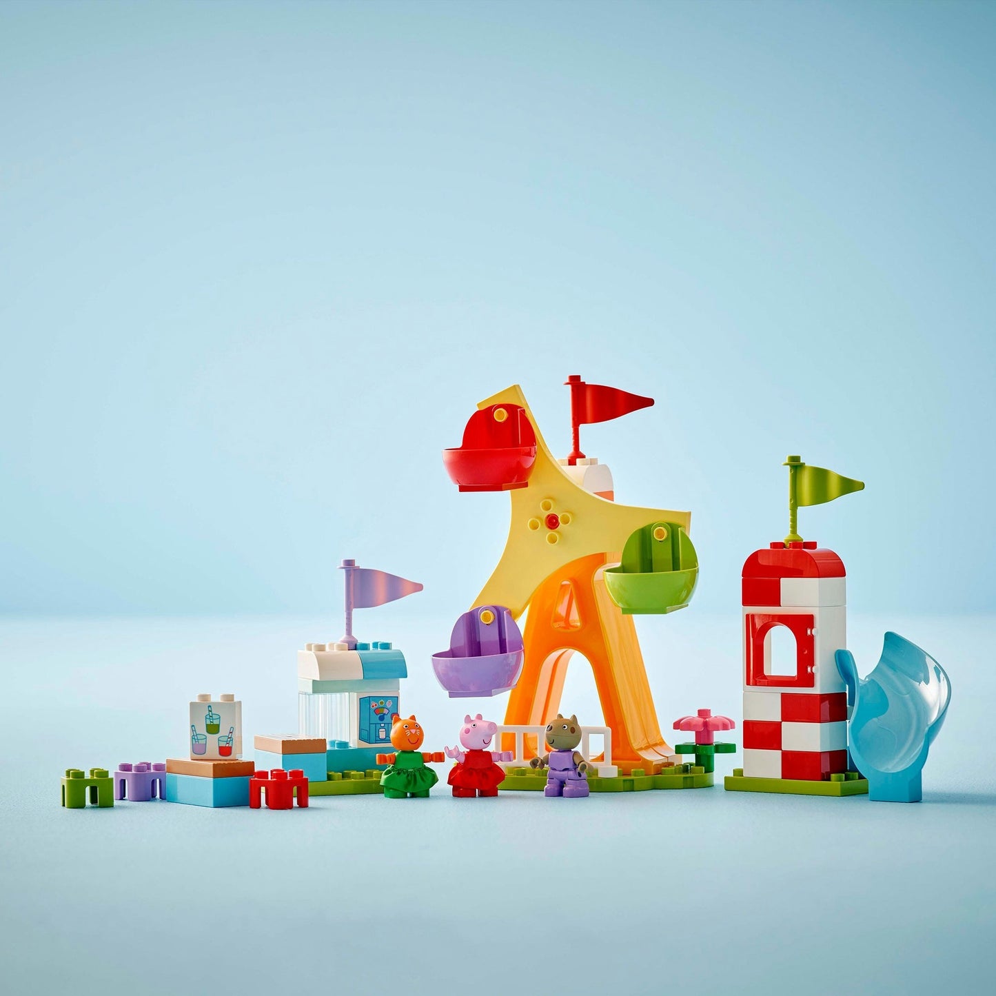 10453 DUPLO Peppa Wutz Jahrmarkt, Konstruktionsspielzeug