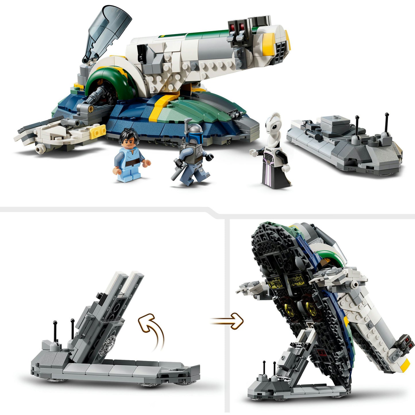 75433 Star Wars Jango Fetts Sternenschiff, Konstruktionsspielzeug