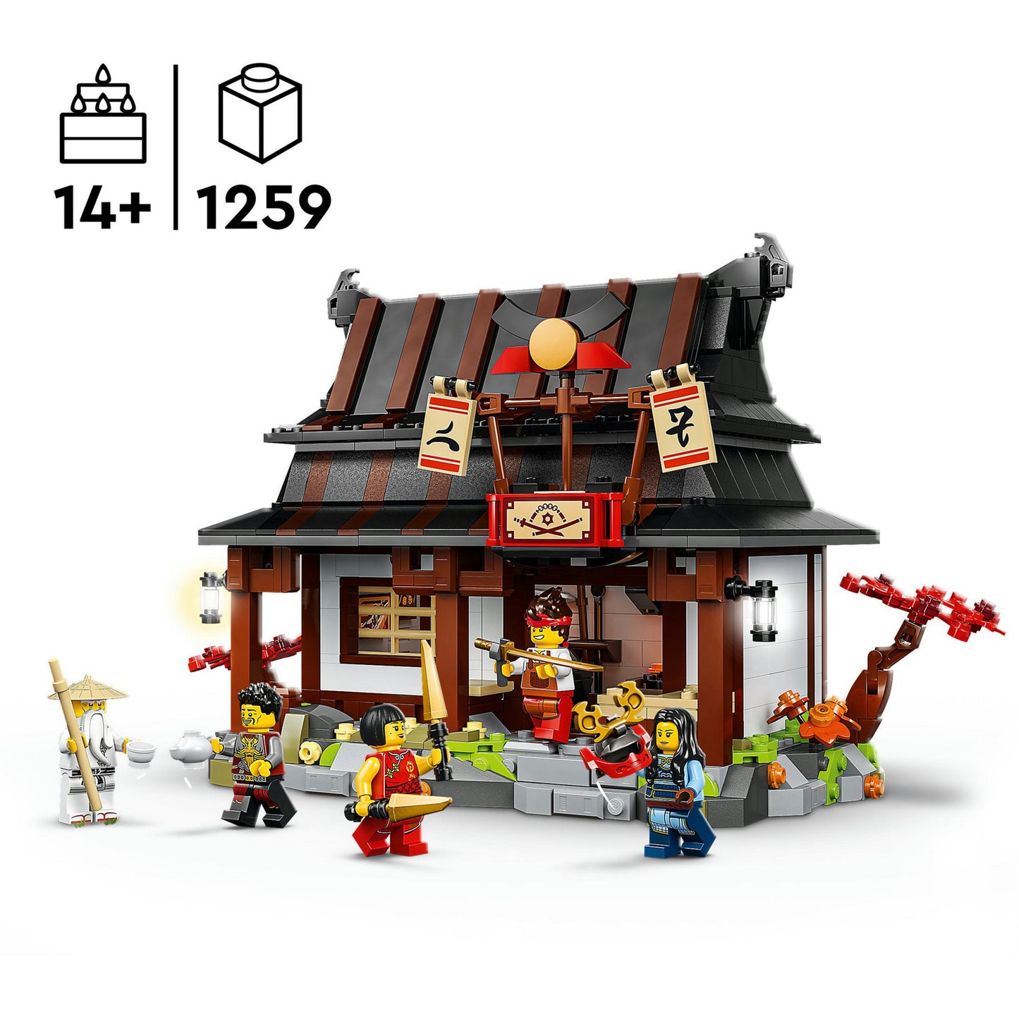71858 Ninjago 15-jähriges Jubiläum der Vier-Waffen-Schmied, Konstruktionsspielzeug