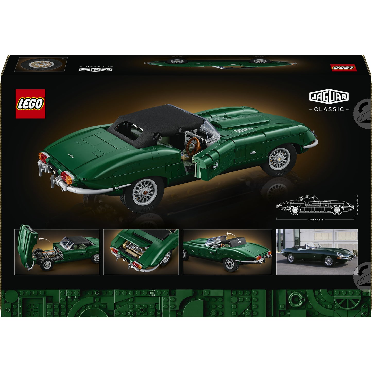 11381 Icons Jaguar E-Type, Konstruktionsspielzeug