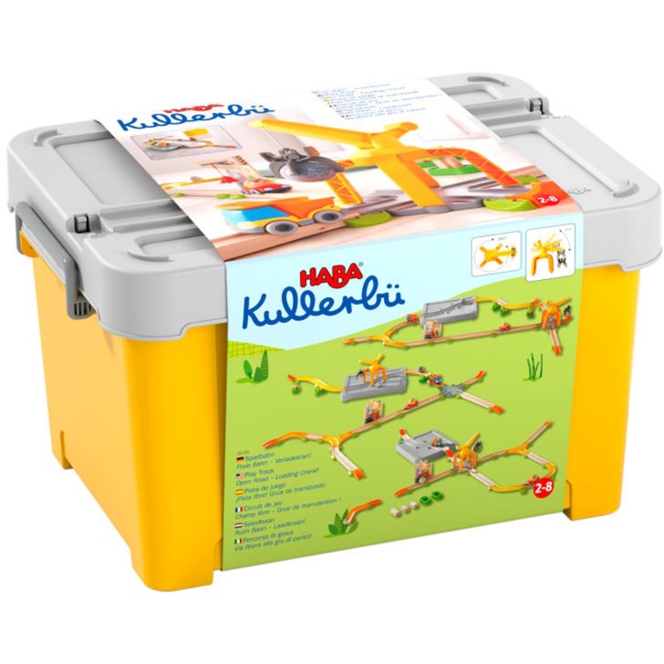 HABA Kullerbü - Spielbahn Freie Bahn ? Verladekran