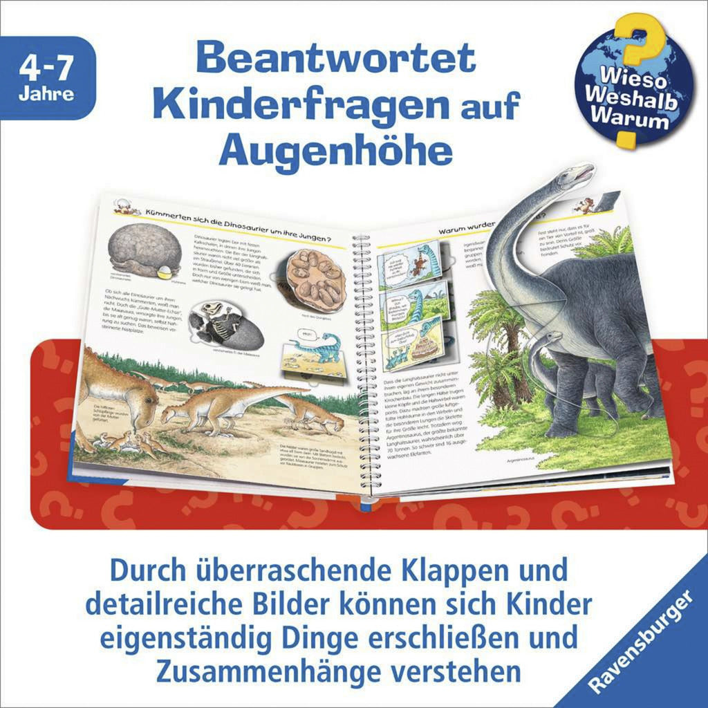 Wieso? Weshalb? Warum? Band 55 - Wir erforschen die Dinosaurier, Lernbuch